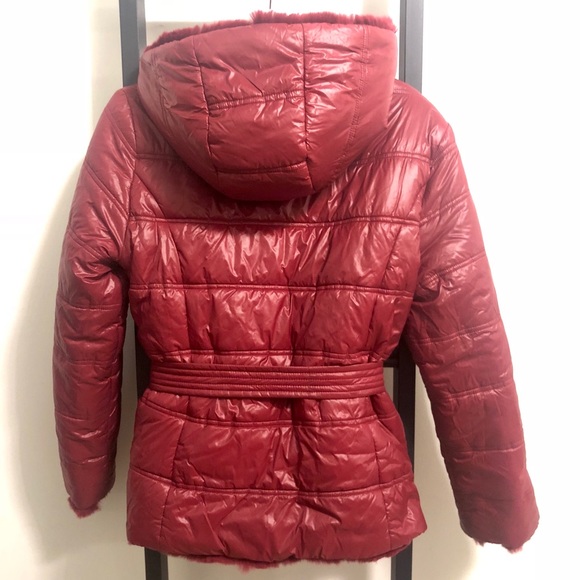 Reversible Rabbit Fur Coat - Picture 5 of 8